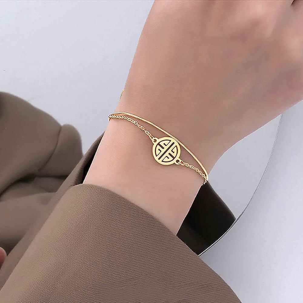 24金gpゴールド.999.エレガント金色花モチーフブレスレット ラージボールブレスレット ゴールド 18k gp gold ステンレス